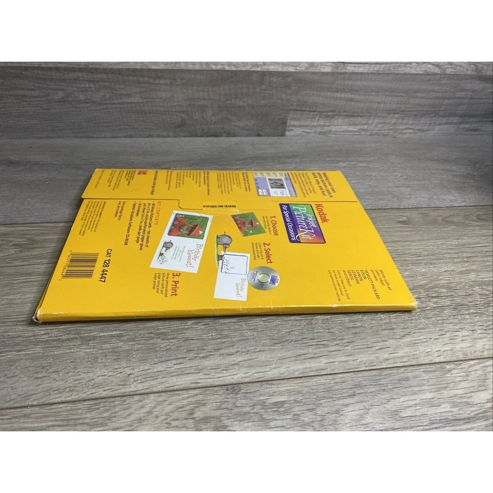 Kodak‎ Inkjet Picture Kit – 30 Glossy Picture Cards 8.5 x 11  Party Invites NOB